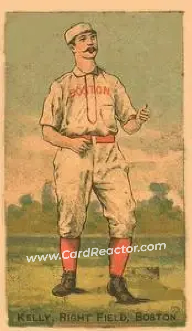 1887 Buchner Gold Coin (N284) #NNO - King Kelly - Boston Beaneaters - Front 1887 Buchner Gold Coin (N284) #NNO - King Kelly - Boston Beaneaters - Front