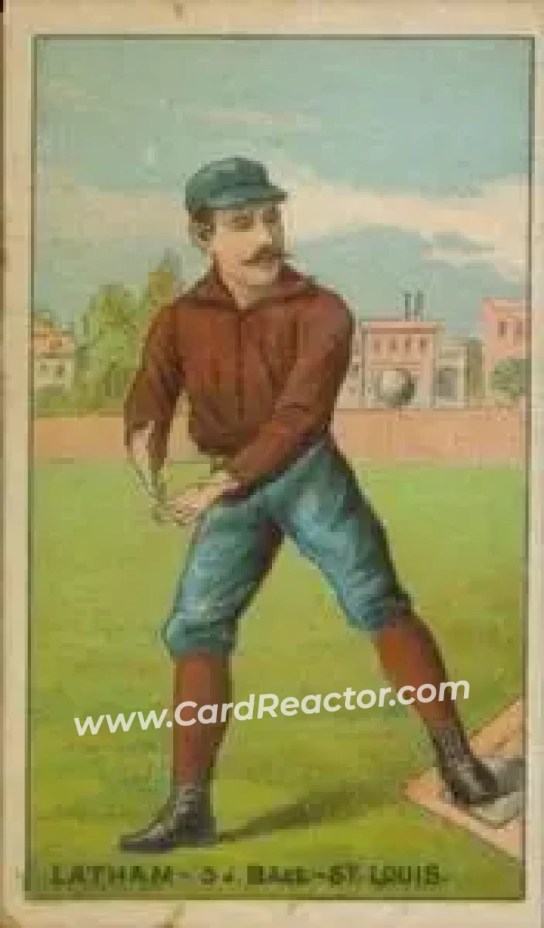 1887 Buchner Gold Coin (N284) #NNO - Arlie Latham - St. Louis Browns - Front 1887 Buchner Gold Coin (N284) #NNO - Arlie Latham - St. Louis Browns - Front