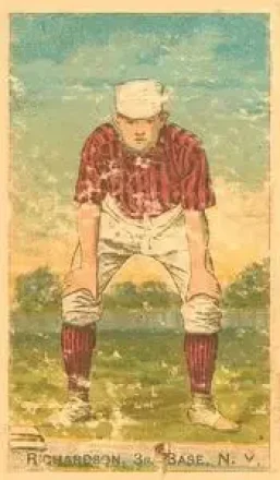 1887 Buchner Gold Coin (N284) #NNO - Danny Richardson - New York Giants