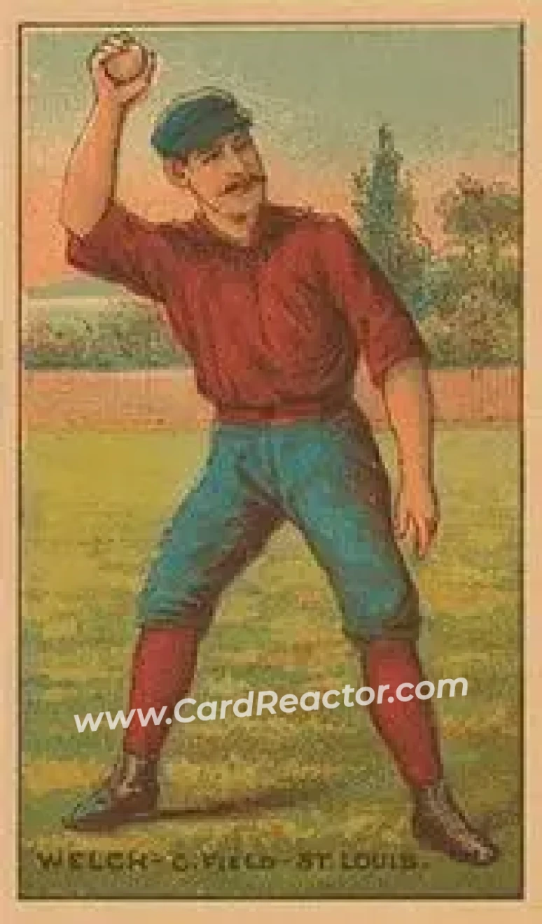 1887 Buchner Gold Coin (N284) #NNO - Curt Welch - St. Louis Browns - Front