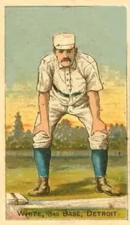1887 Buchner Gold Coin (N284) #NNO - Deacon White - Detroit Wolverines