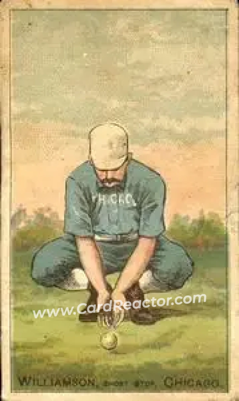 1887 Buchner Gold Coin (N284) #NNO - Ned Williamson - Chicago White Stockings - Front