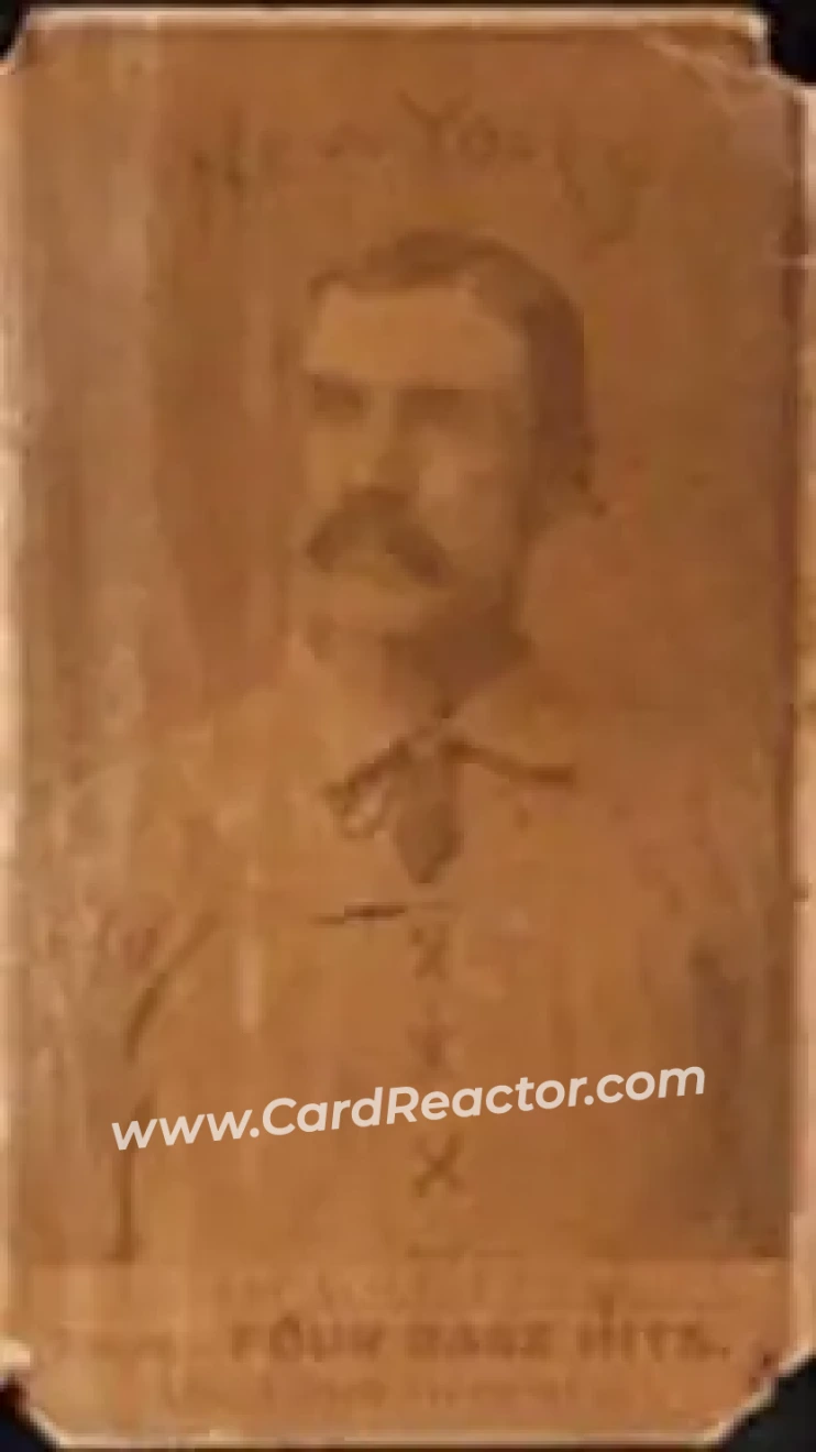 1887 Four Base Hits #NNO - Pete Gillespie - New York Giants - Front
