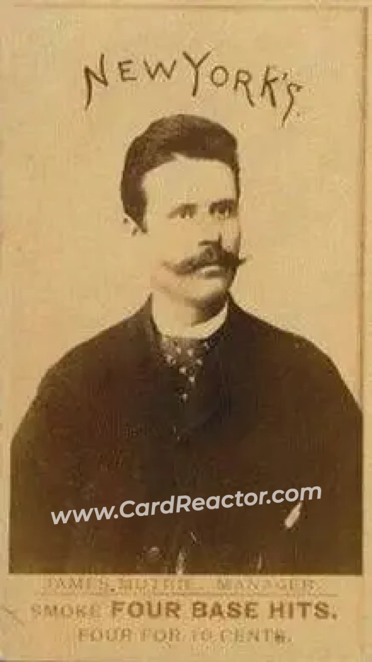 1887 Four Base Hits #NNO - Jim Mutrie - New York Giants - Front