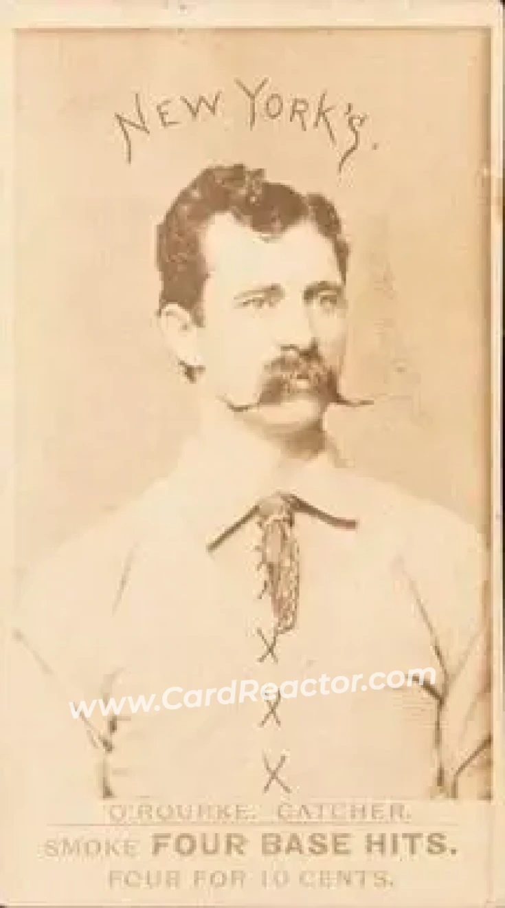 1887 Four Base Hits #NNO - Jim O'Rourke - New York Giants - Front