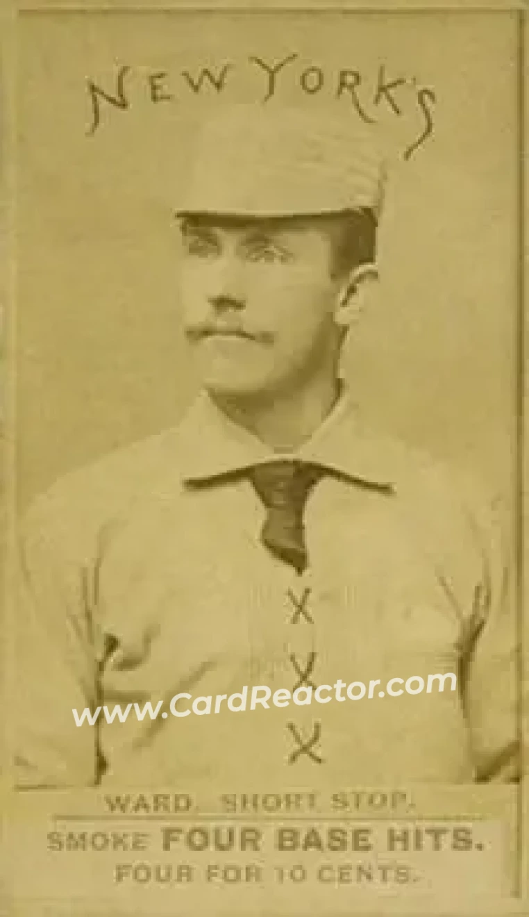 1887 Four Base Hits #NNO - John Ward - New York Giants - Front