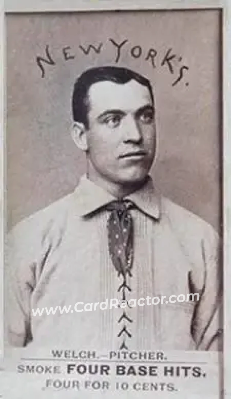 1887 Four Base Hits #NNO - Mickey Welch - New York Giants - Front
