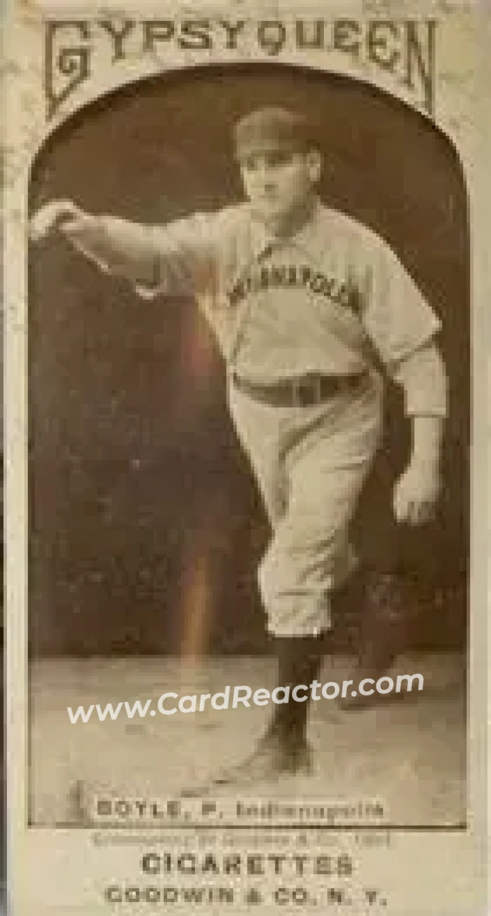 1887 Gypsy Queen (N175) #NNO - Henry Boyle - Indianapolis Hoosiers - Front