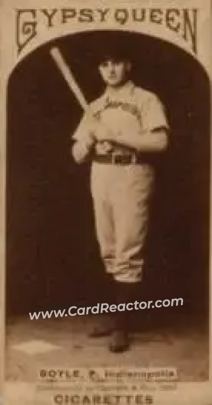 1887 Gypsy Queen (N175) #NNO - Henry Boyle - Indianapolis Hoosiers - Front