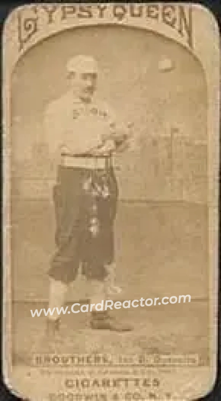 1887 Gypsy Queen (N175) #NNO - Dan Brouthers - Detroit Wolverines - Front 1887 Gypsy Queen (N175) #NNO - Dan Brouthers - Detroit Wolverines - Front