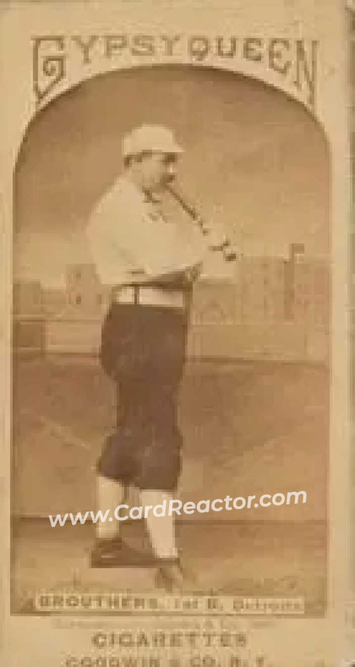 1887 Gypsy Queen (N175) #NNO - Dan Brouthers - Detroit Wolverines - Front