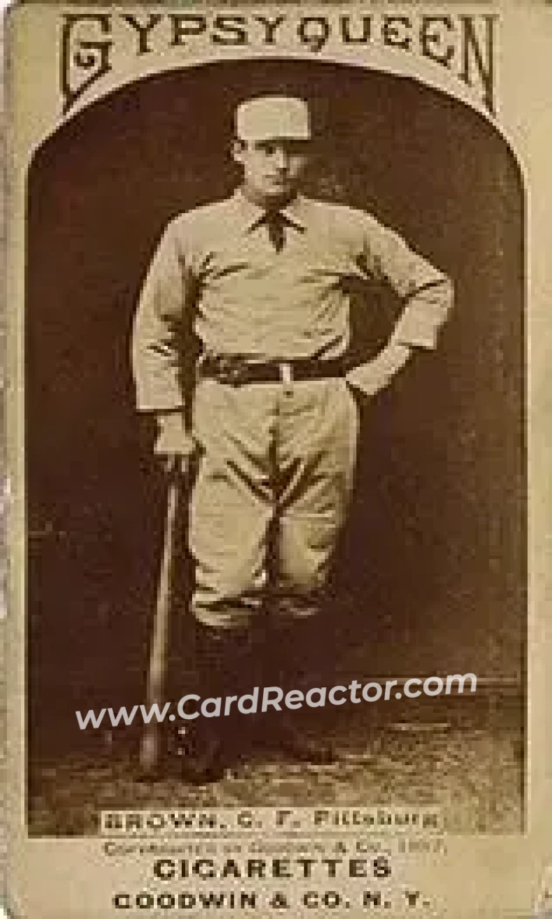 1887 Gypsy Queen (N175) #NNO - Tom Brown - Pittsburgh Alleghenys - Front
