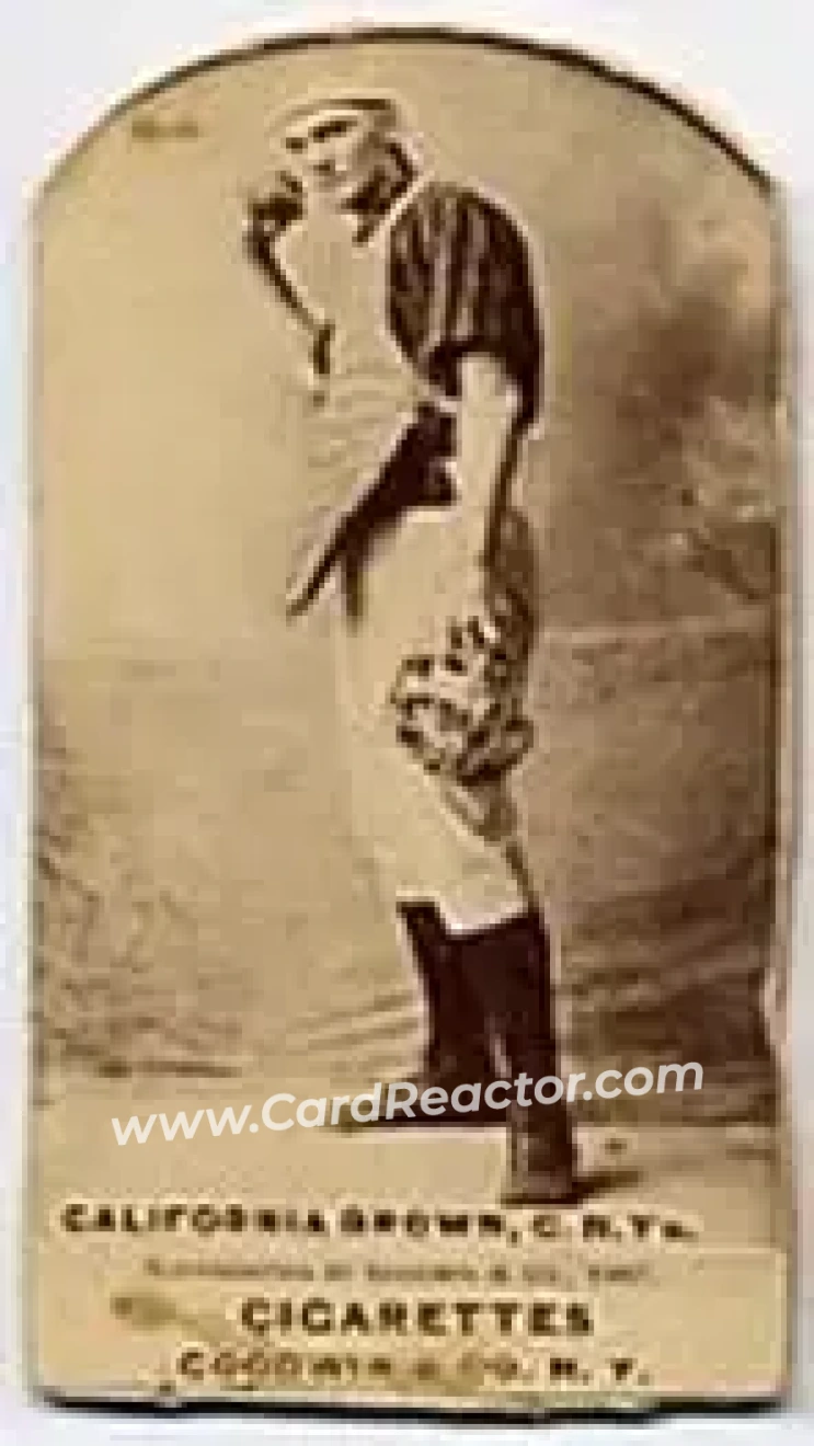 1887 Gypsy Queen (N175) #NNO - California Brown - New York Giants - Front 1887 Gypsy Queen (N175) #NNO - California Brown - New York Giants - Front
