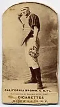 1887 Gypsy Queen (N175) #NNO - California Brown - New York Giants