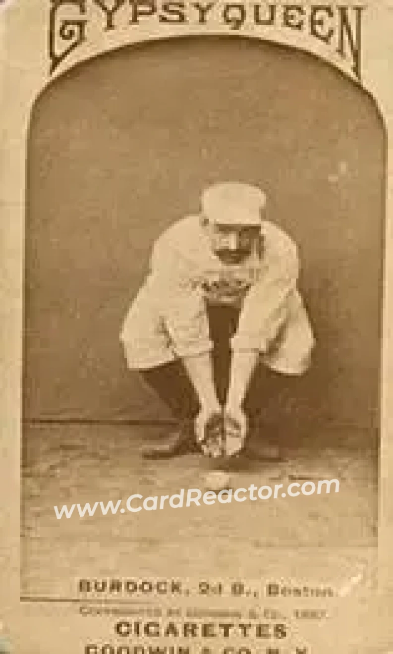 1887 Gypsy Queen (N175) #NNO - John Burdock - Boston Beaneaters - Front 1887 Gypsy Queen (N175) #NNO - John Burdock - Boston Beaneaters - Front