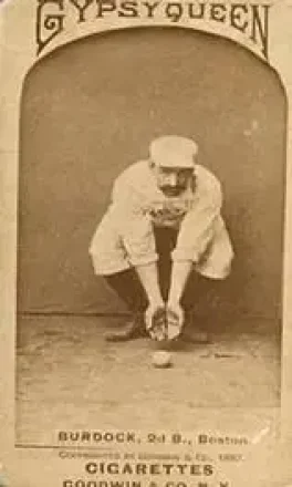 1887 Gypsy Queen (N175) #NNO - John Burdock - Boston Beaneaters