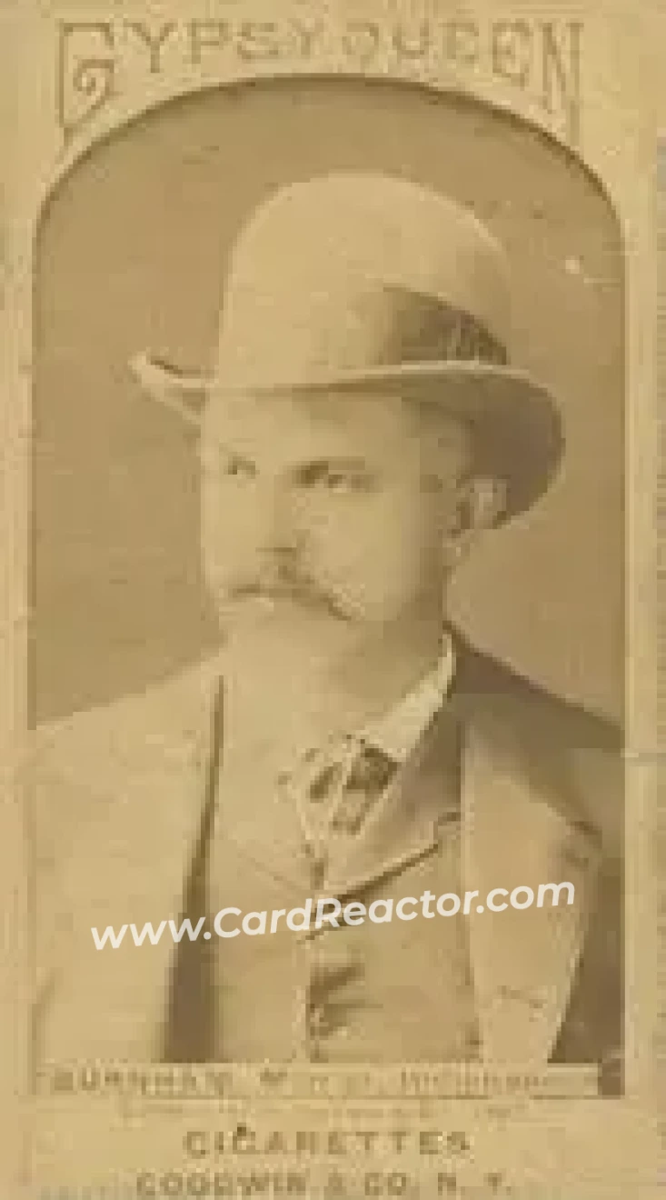 1887 Gypsy Queen (N175) #NNO - Watch Burnham - Indianapolis Hoosiers - Front