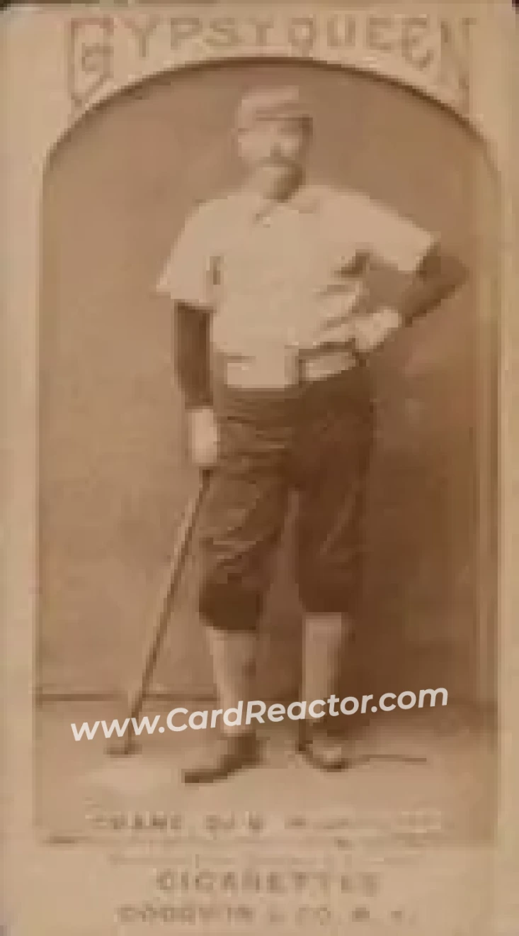 1887 Gypsy Queen (N175) #NNO - Sam Crane - Washington Nationals - Front