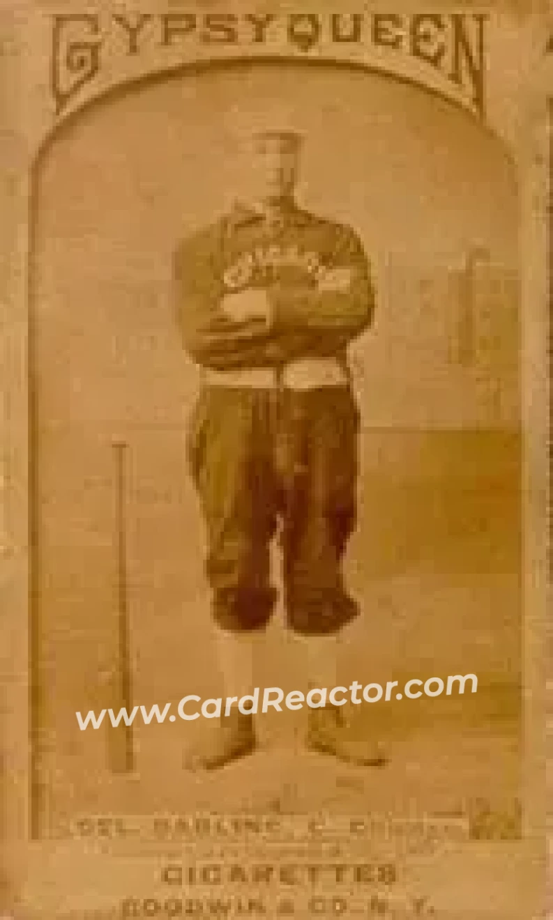 1887 Gypsy Queen (N175) #NNO - Dell Darling - Chicago White Stockings - Front
