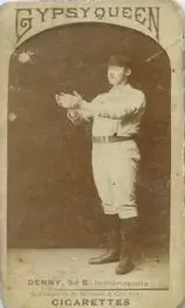 1887 Gypsy Queen (N175) #NNO - Jerry Denny - Indianapolis Hoosiers