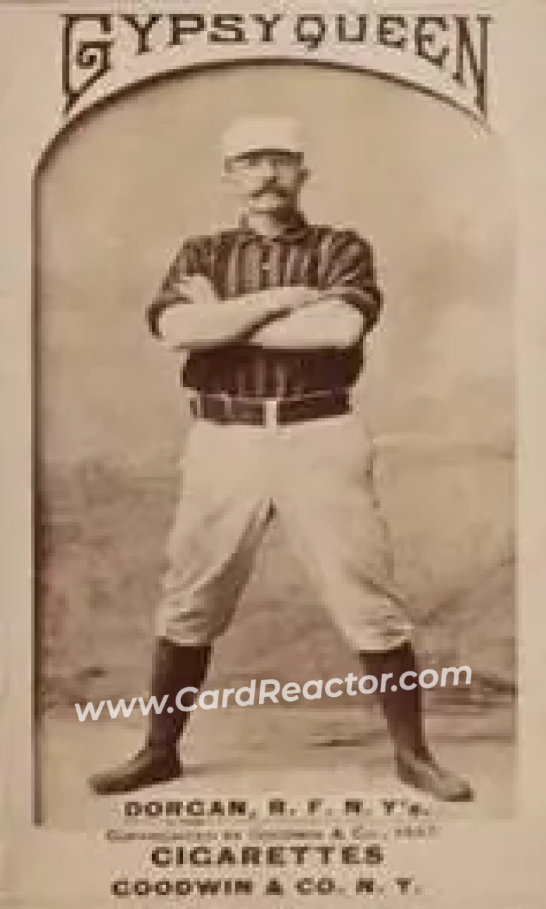 1887 Gypsy Queen (N175) #NNO - Mike Dorgan - New York Giants - Front