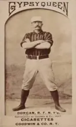 1887 Gypsy Queen (N175) #NNO - Mike Dorgan - New York Giants