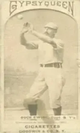 1887 Gypsy Queen (N175) #NNO - Buck Ewing - New York Giants