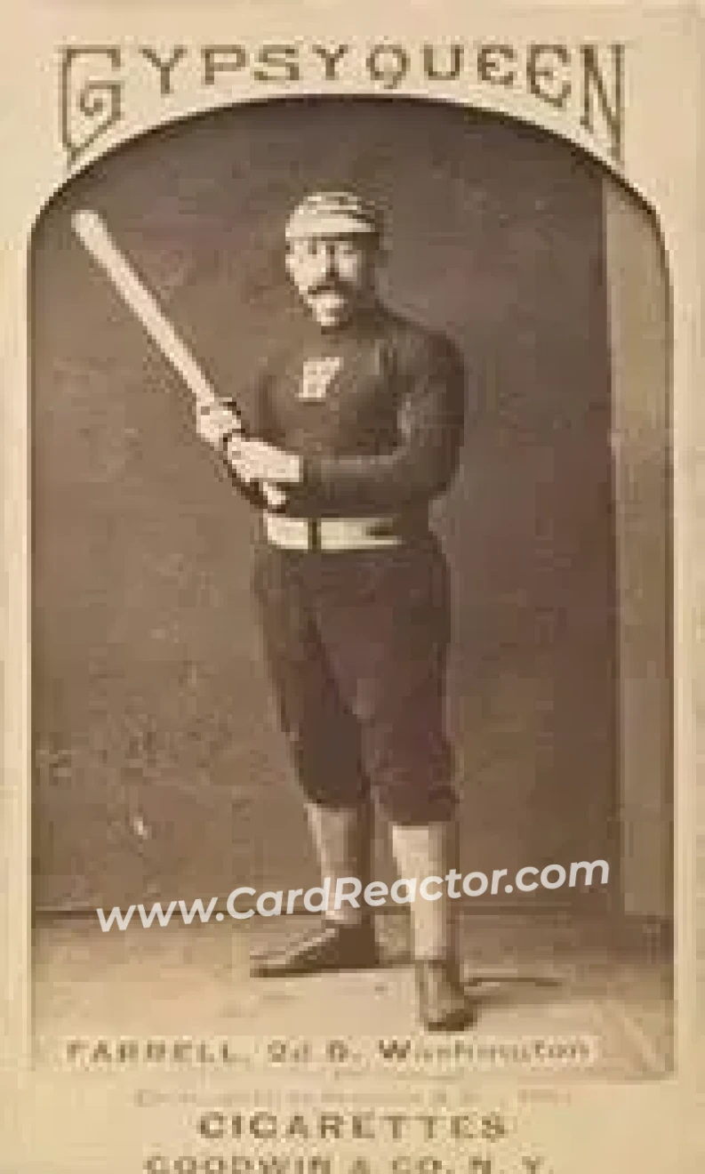 1887 Gypsy Queen (N175) #NNO - Jack Farrell - Washington Nationals - Front
