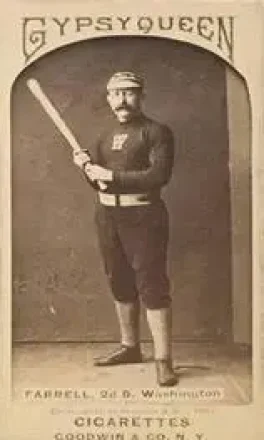 1887 Gypsy Queen (N175) #NNO - Jack Farrell - Washington Nationals