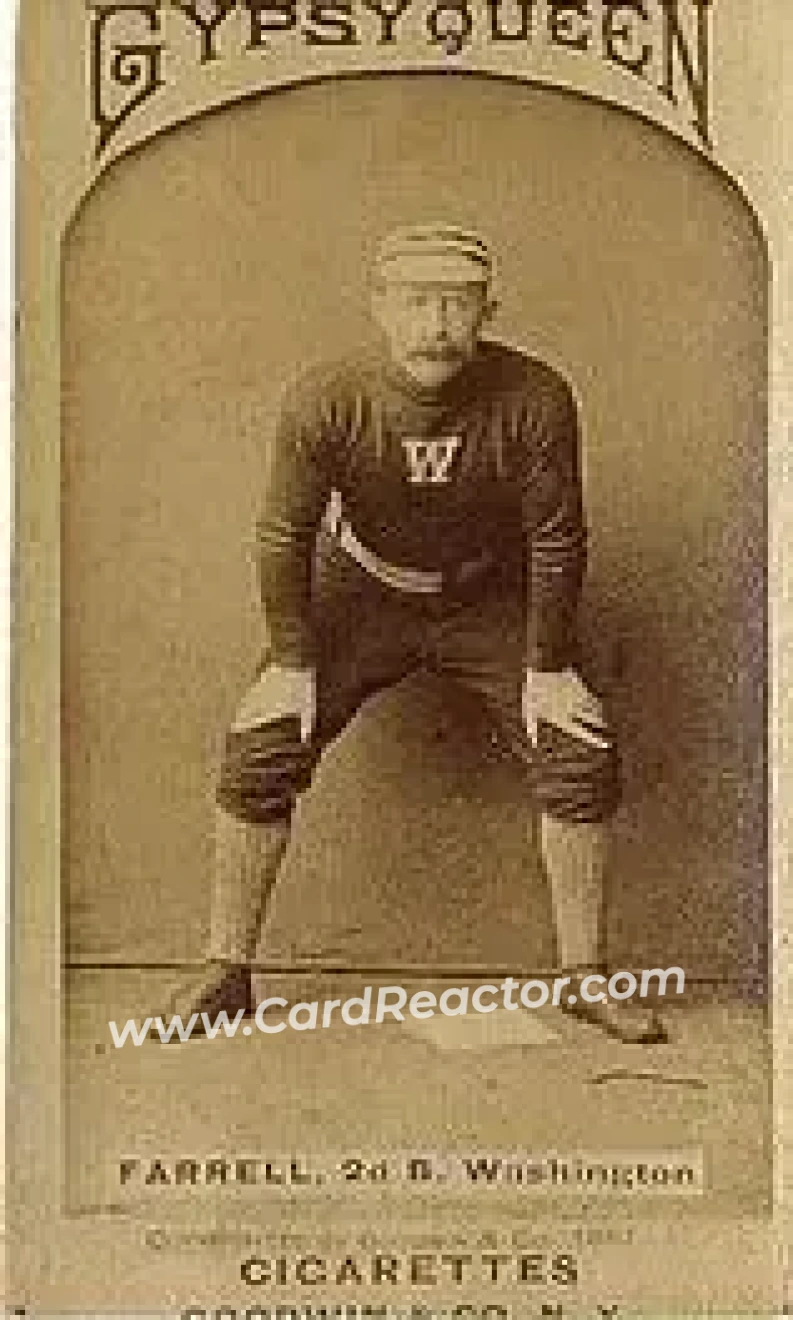 1887 Gypsy Queen (N175) #NNO - Jack Farrell - Washington Nationals - Front