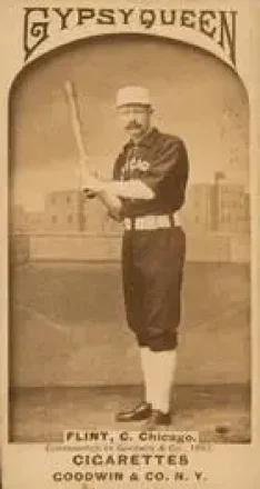 1887 Gypsy Queen (N175) #NNO - Silver Flint - Chicago White Stockings