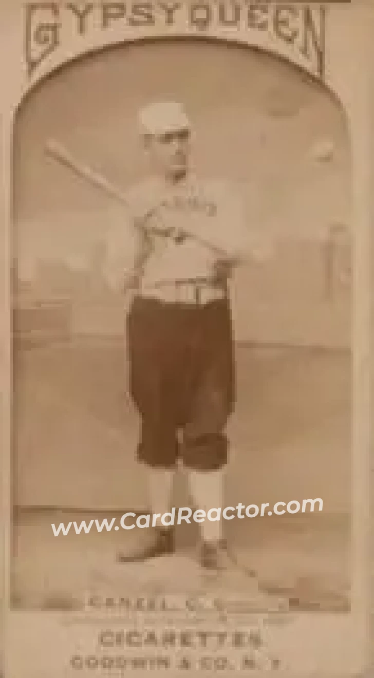 1887 Gypsy Queen (N175) #NNO - Charlie Ganzel - Detroit Wolverines - Front