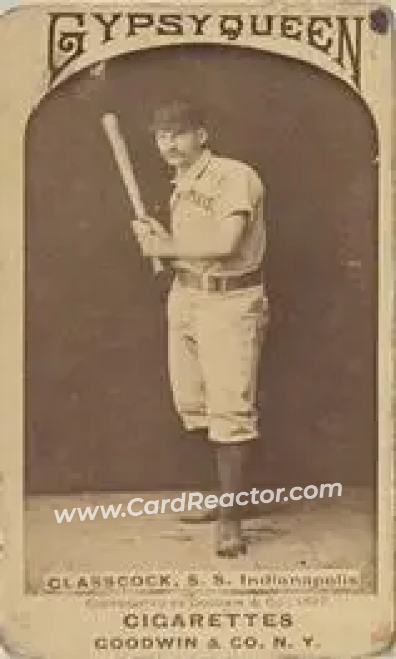 1887 Gypsy Queen (N175) #NNO - Jack Glasscock - Indianapolis Hoosiers - Front