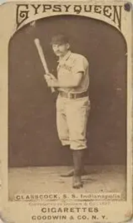 1887 Gypsy Queen (N175) #NNO - Jack Glasscock - Indianapolis Hoosiers