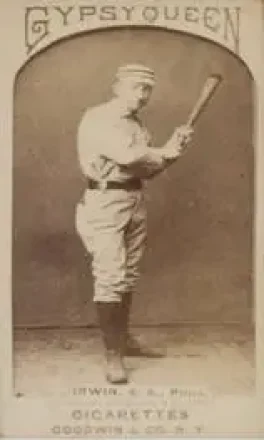 1887 Gypsy Queen (N175) #NNO - Arthur Irwin - Philadelphia Quakers