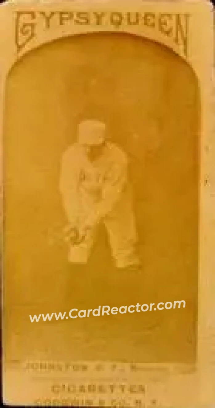 1887 Gypsy Queen (N175) #NNO - Dick Johnston - Boston Beaneaters - Front