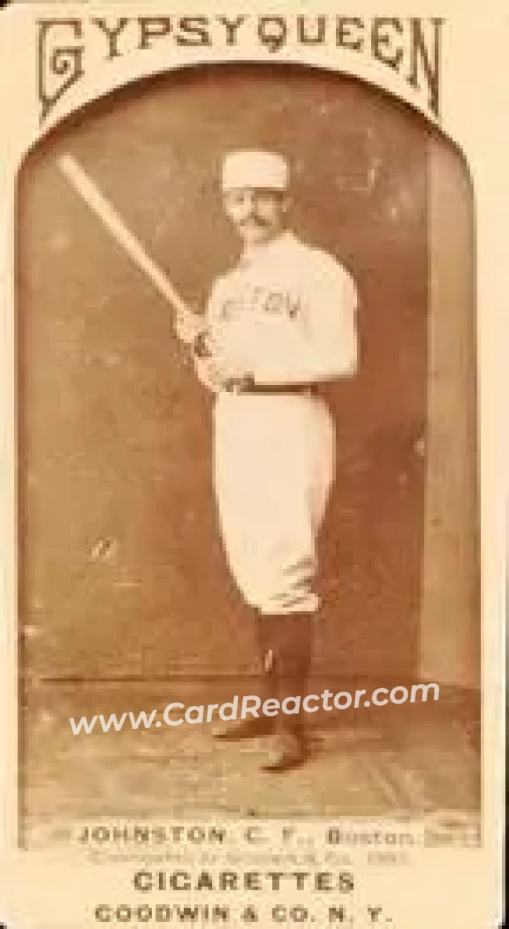 1887 Gypsy Queen (N175) #NNO - Dick Johnston - Boston Beaneaters - Front 1887 Gypsy Queen (N175) #NNO - Dick Johnston - Boston Beaneaters - Front