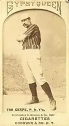 1887 Gypsy Queen (N175) #NNO - Tim Keefe - New York Giants