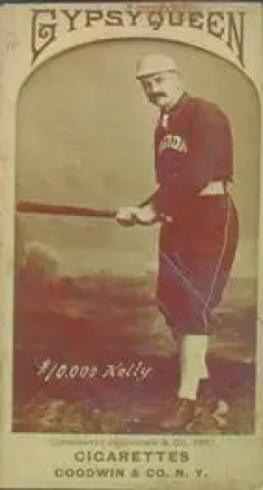 1887 Gypsy Queen (N175) #NNO - King Kelly - Boston Beaneaters