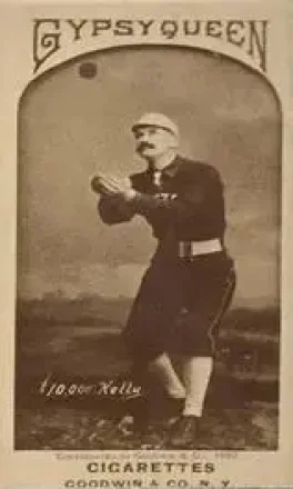 1887 Gypsy Queen (N175) #NNO - King Kelly - Boston Beaneaters