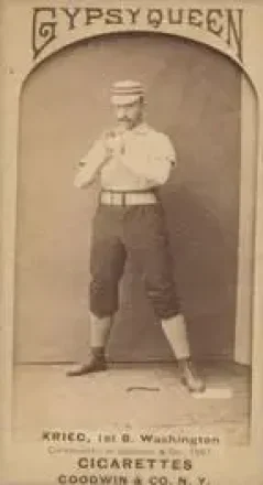 1887 Gypsy Queen (N175) #NNO - Bill Krieg - Washington Nationals