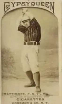 1887 Gypsy Queen (N175) #NNO - Mike Mattimore - New York Giants