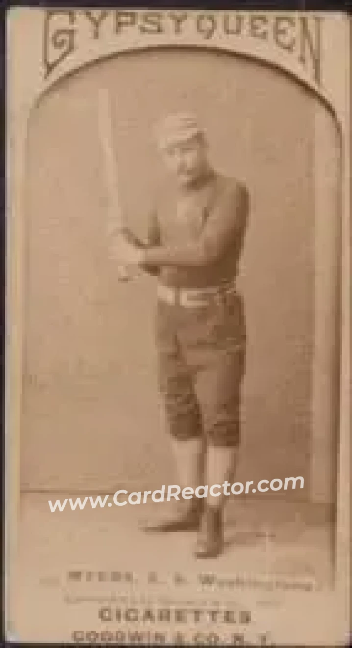 1887 Gypsy Queen (N175) #NNO - Al Myers - Washington Nationals - Front