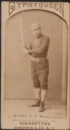 1887 Gypsy Queen (N175) #NNO - Al Myers - Washington Nationals 1887 Gypsy Queen (N175) #NNO - Al Myers - Washington Nationals