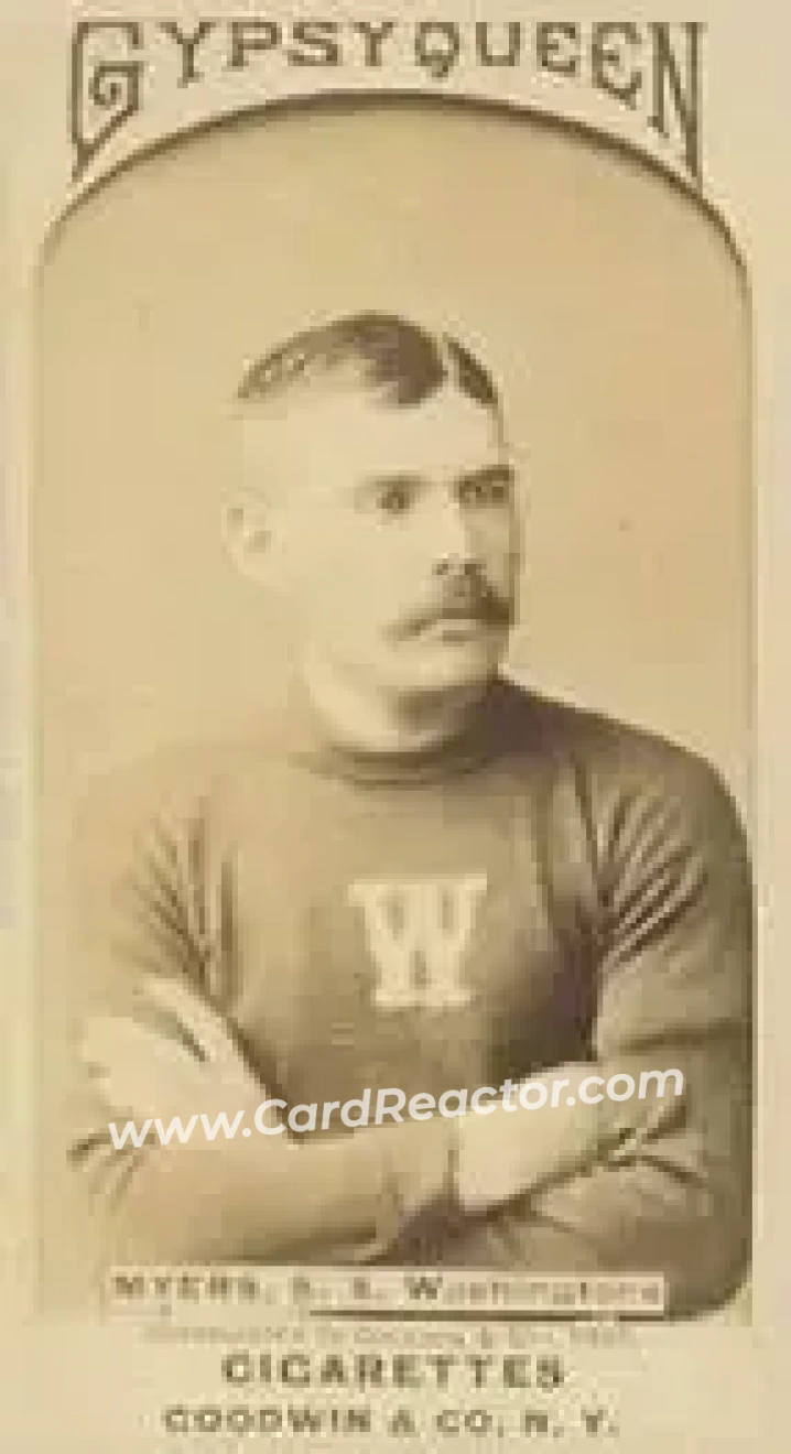 1887 Gypsy Queen (N175) #NNO - Al Myers - Washington Nationals - Front