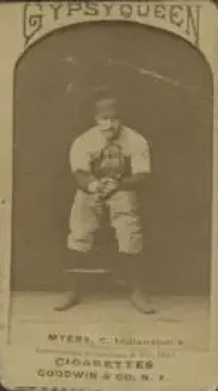 1887 Gypsy Queen (N175) #NNO - George Myers - Indianapolis Hoosiers