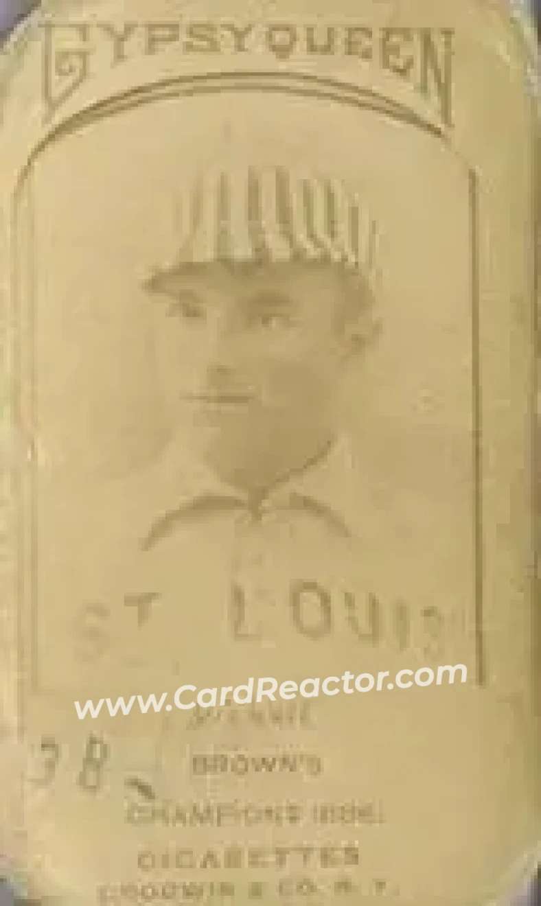 1887 Gypsy Queen (N175) #NNO - Hugh Nicol - St. Louis Browns - Front
