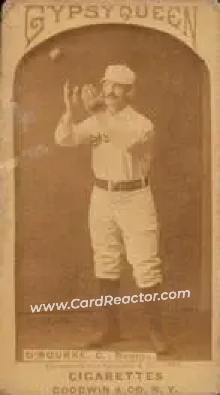 1887 Gypsy Queen (N175) #NNO - Tom O'Rourke - Boston Beaneaters - Front 1887 Gypsy Queen (N175) #NNO - Tom O'Rourke - Boston Beaneaters - Front