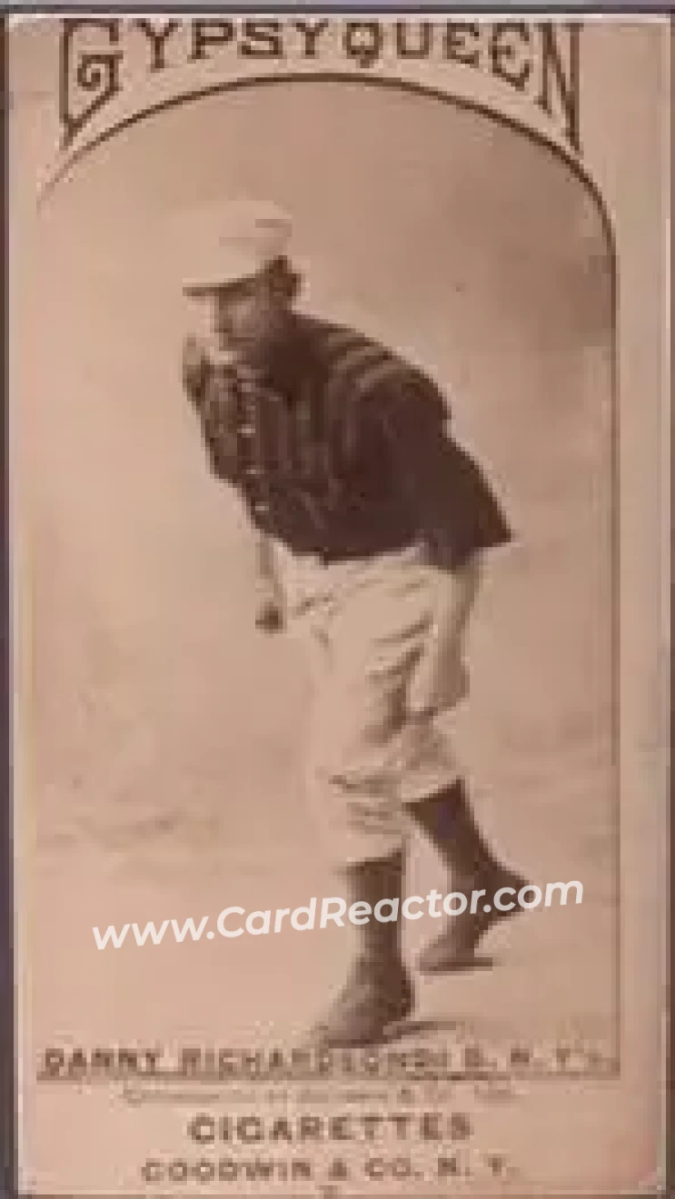 1887 Gypsy Queen (N175) #NNO - Danny Richardson - New York Giants - Front