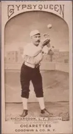 1887 Gypsy Queen (N175) #NNO - Hardy Richardson - Detroit Wolverines